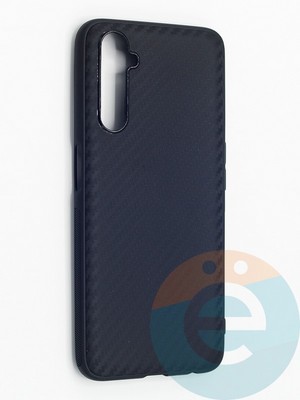Накладка карбон для Realme 6 Pro черная - фото 48256