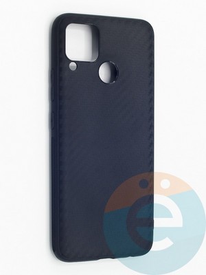 Накладка карбон для Realme C15 черная - фото 48260