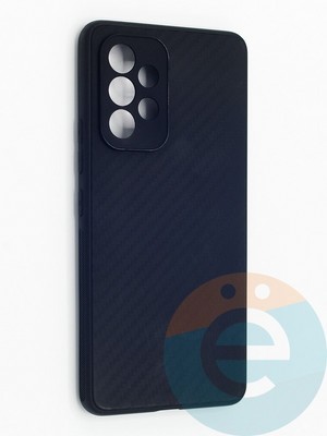 Накладка карбон для Samsung Galaxy A53 5G черная - фото 48267