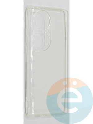 Накладка силиконовая 1.5 mm на Huawei P50 Pro прозрачная - фото 48273