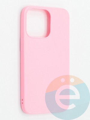 Накладка силиконовая Soft Touch ультратонкая для Apple iPhone 13 Pro розовая - фото 48295