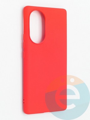 Накладка силиконовая Soft Touch ультратонкая для Huawei Honor 50 Pro красная - фото 48298