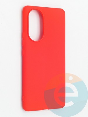 Накладка силиконовая Soft Touch ультратонкая для Huawei Honor 50 красная - фото 48301