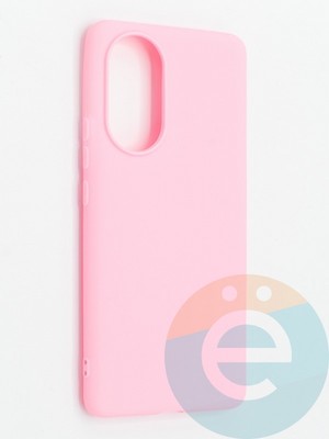 Накладка силиконовая Soft Touch ультратонкая для Huawei Honor 50 розовая - фото 48302