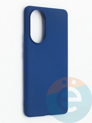 Накладка силиконовая Soft Touch ультратонкая для Huawei Honor 50 синяя - фото 48303