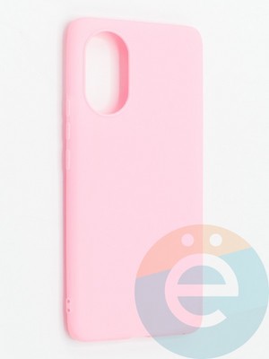 Накладка силиконовая Soft Touch ультратонкая для Huawei Nova 8 розовая - фото 48308