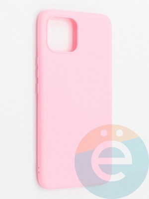 Накладка силиконовая Soft Touch ультратонкая для Huawei Nova 8SE розовая - фото 48312