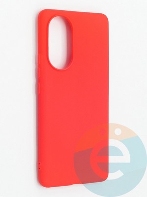 Накладка силиконовая Soft Touch ультратонкая для Huawei Nova 9 красная - фото 48315