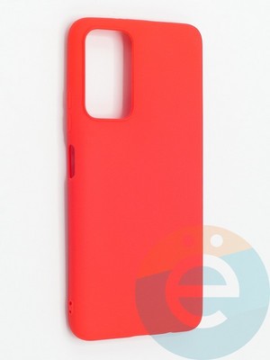 Накладка силиконовая Soft Touch ультратонкая для Poco M4 Pro красная - фото 48337
