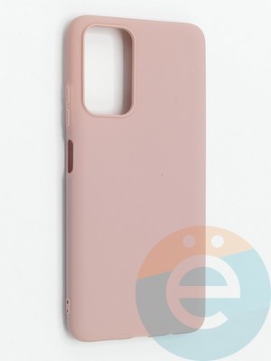 Накладка силиконовая Soft Touch ультратонкая для Poco M4 Pro пудровая - фото 48338