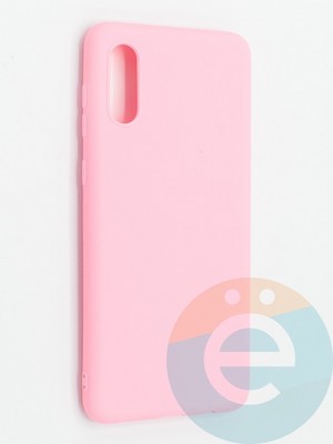 Накладка силиконовая Soft Touch ультратонкая для Samsung Galaxy A03 164 розовая - фото 48357
