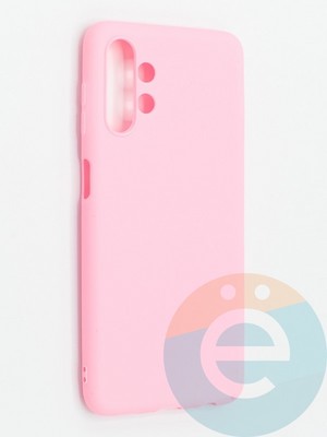 Накладка силиконовая Soft Touch ультратонкая для Samsung Galaxy A13 розовая - фото 48366