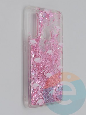 Накладка Переливашка на Huawei P-Smart Z/Y9 2019 фламинго - фото 48858