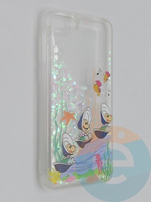 Накладка Переливашка на Huawei Y5 2018/Honor 7A ракушки - фото 48860