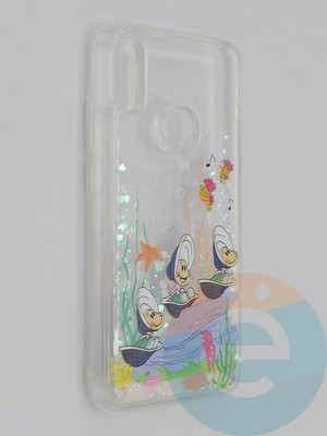 Накладка Переливашка на Huawei Y6 2019/Honor 8A ракушки - фото 48864