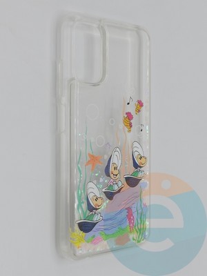 Накладка Переливашка на Poco M3 Pro/Redmi Note 10 5G ракушки - фото 48872