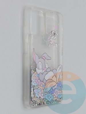 Накладка Переливашка на Poco M3 кролик - фото 48873