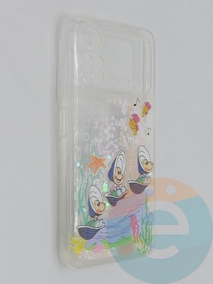 Накладка Переливашка на Poco M4 Pro 4G ракушки - фото 48878