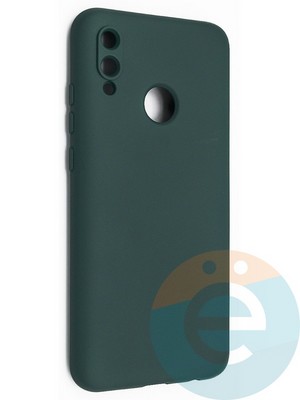 Накладка Silicone Cover (без логотипа, с защитой камеры) для Huawei P-Smart 2019/Honor 10 Lite зеленая - фото 48980