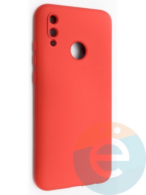 Накладка Silicone Cover (без логотипа, с защитой камеры) для Huawei P-Smart 2019/Honor 10 Lite красная - фото 48981