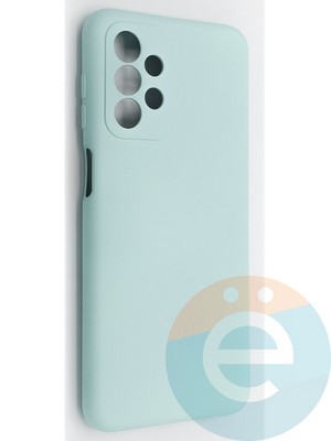 Накладка Silicone Cover (без логотипа, с защитой камеры) для Samsung Galaxy A23 бирюзовая - фото 49051