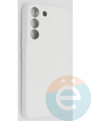 Накладка Silicone Cover (без логотипа, с защитой камеры) для Samsung Galaxy S22 молочная - фото 49126