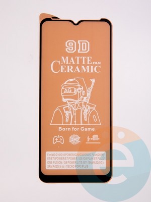 Защитное стекло Ceramics Matte (без упаковки) для Samsung Galaxy A22S/A22 5G черное - фото 49400