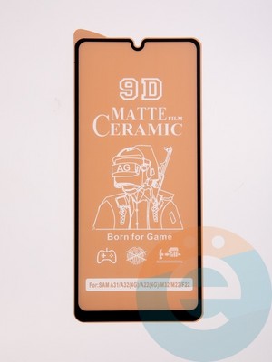 Защитное стекло Ceramics Matte (без упаковки) для Samsung Galaxy A33 черное - фото 49401