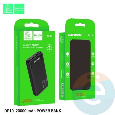 Дополнительный Аккумулятор Denmen DP10 20000 mAh белый - фото 49668