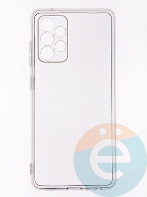 Накладка силиконовая 1.5 mm на Samsung Galaxy A52 прозрачная - фото 52496