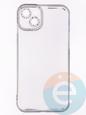 Накладка силиконовая Diamond Space для Apple iPhone 14 Max прозрачная - фото 52666