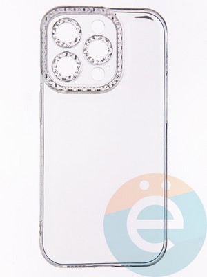 Накладка силиконовая Diamond Space для Apple iPhone 14 Pro прозрачная - фото 52672