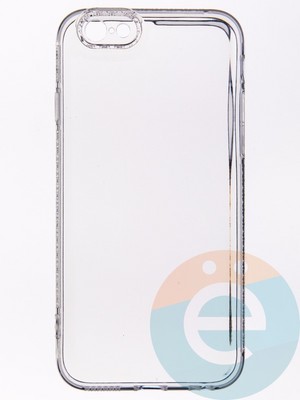 Накладка силиконовая Diamond Space для Apple iPhone 6/6S прозрачная - фото 52678