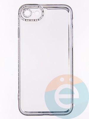 Накладка силиконовая Diamond Space для Apple iPhone 7/8/SE 2020 прозрачная - фото 52681