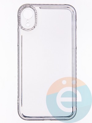 Накладка силиконовая Diamond Space для Apple iPhone XR прозрачная - фото 52687