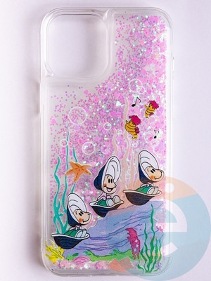 Накладка Переливашка на Apple iPhone 12 Pro Max ракушки - фото 52707