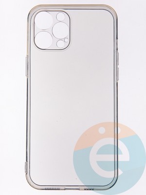 Накладка силиконовая 1.5 mm на Apple iPhone 12 Pro Max прозрачная - фото 52767