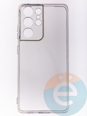 Накладка силиконовая 1.5 mm на Samsung Galaxy S21 Ultra прозрачная - фото 52782
