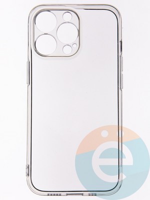 Накладка силиконовая 1.5 mm на Apple iPhone 13 Pro прозрачная - фото 52803