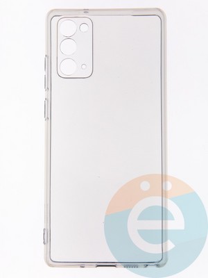 Накладка силиконовая 1.5 mm на Samsung Galaxy Note 20 прозрачная - фото 52832