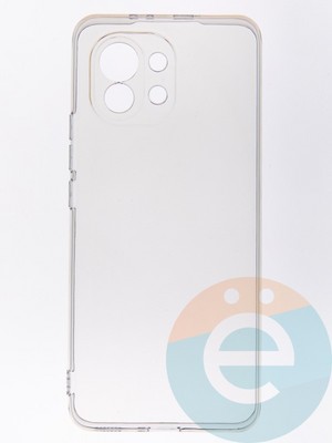 Накладка силиконовая 1.5 mm на Xiaomi Mi11 прозрачная - фото 52841
