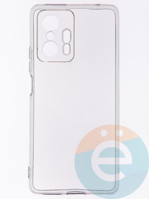 Накладка силиконовая 1.5 mm на Xiaomi Mi11T прозрачная - фото 52844