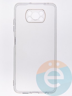 Накладка силиконовая 1.5 mm на Poco X3/Poco X3 Pro прозрачная - фото 52849