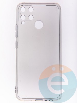 Накладка силиконовая 1.5 mm на Realme C15 прозрачная - фото 52895