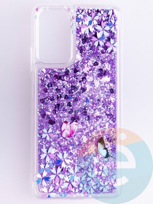 Накладка Переливашка на Poco M4 Pro 5G бабочки - фото 52999