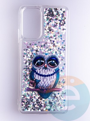 Накладка Переливашка на Poco M4 Pro 5G сова - фото 53008