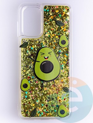 Накладка Переливашка на Samsung Galaxy A13 авокадо - фото 53041