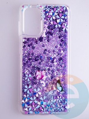 Накладка Переливашка на Samsung Galaxy A13 бабочки - фото 53044