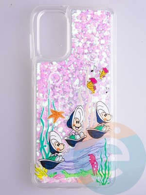 Накладка Переливашка на Samsung Galaxy A13 ракушки - фото 53050