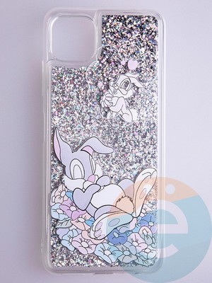 Накладка Переливашка на Samsung Galaxy A22S/A22 5G кролик - фото 53065